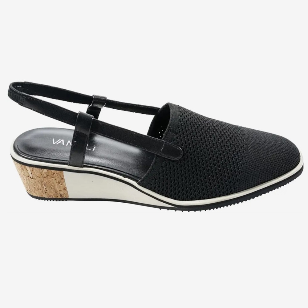 VANELi Greer black Knit Lifestyle Slingback Slip-On Sneakers Shoes size 10N